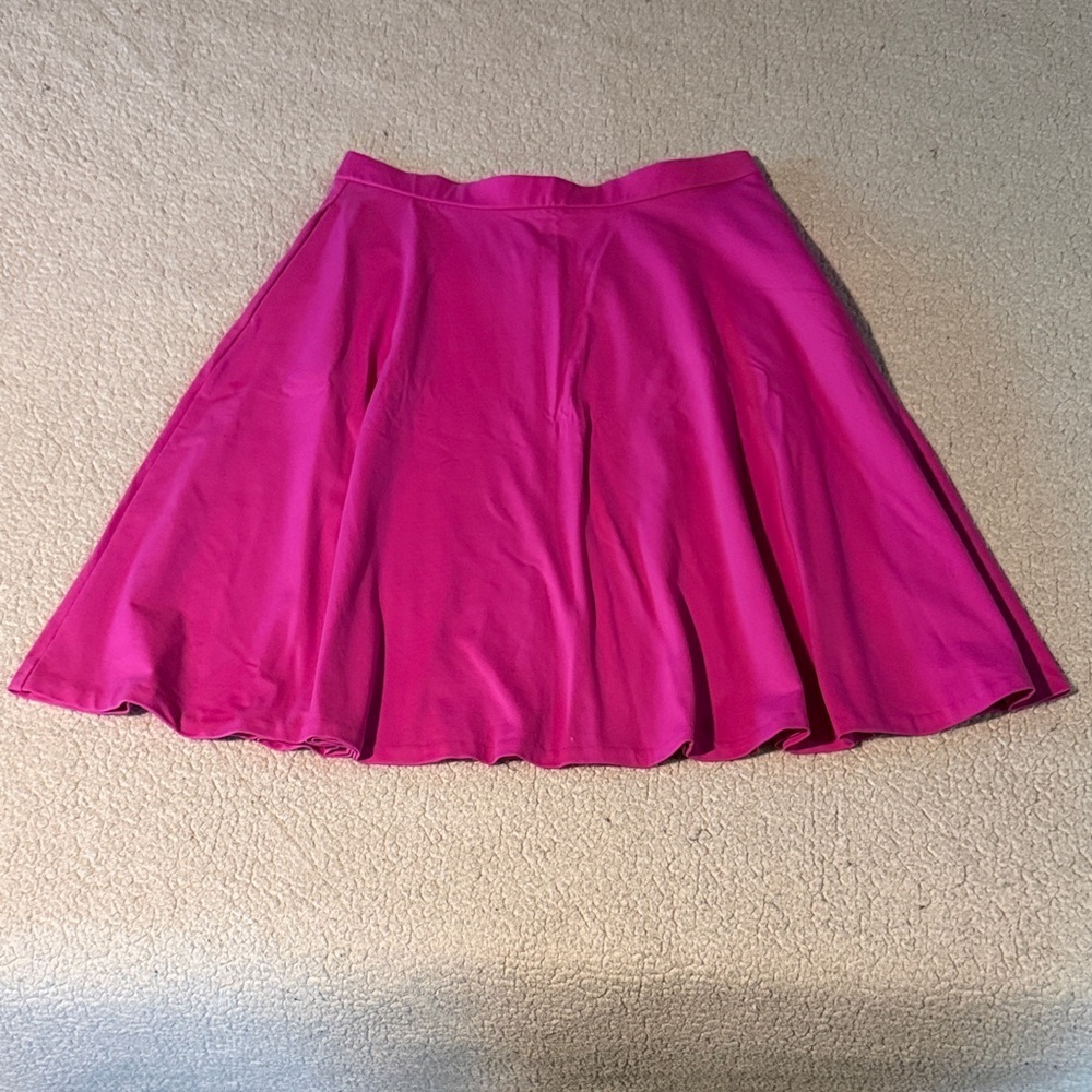 Adrienne Vittadini Fuchsia Midi Skirt Large